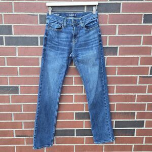 Hollister Men’s Straight Jeans Blue Denim Flex Sz 28x34 Classic Fit Medium Wash